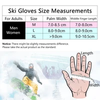 COPOZZ Ski Gloves Waterproof Gloves with Touchscreen Function Thermal Snowboard Gloves Warm Motorcycle Snow Gloves Men Women - Image 6