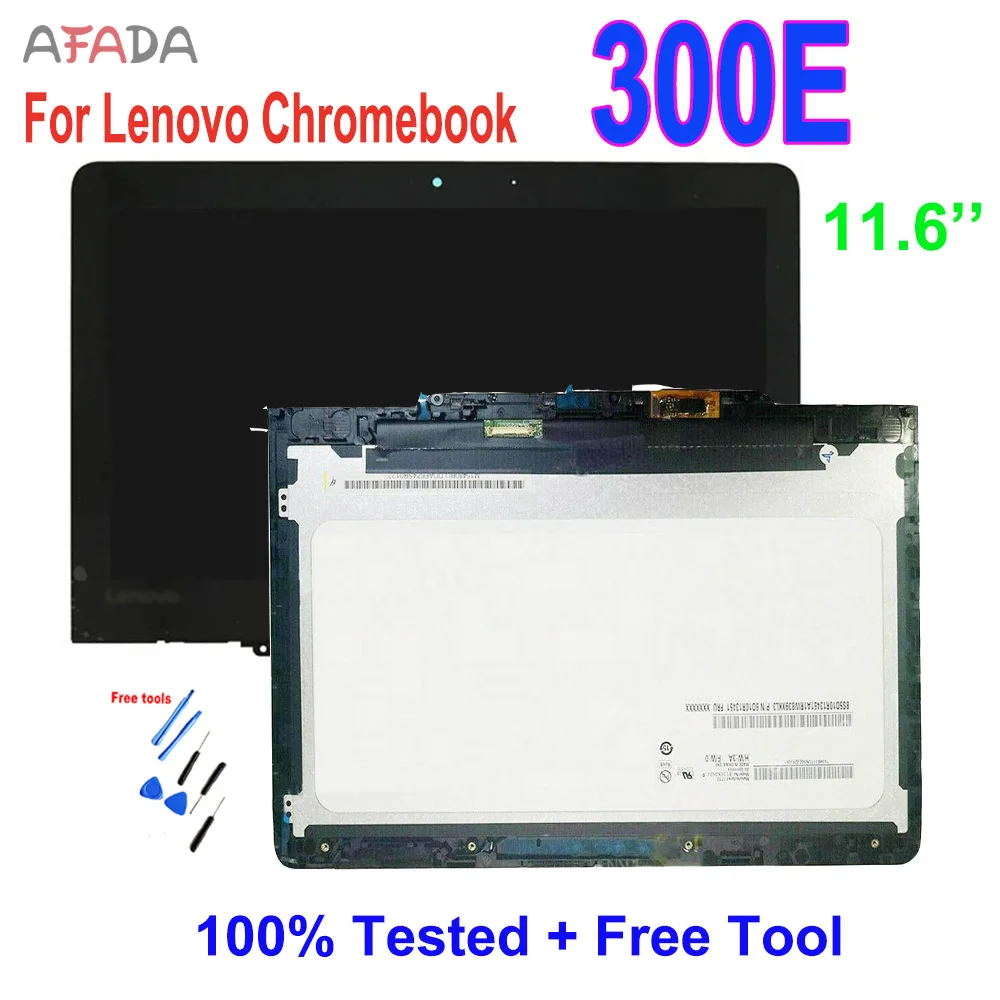 

11.6" For Lenovo Chromebook 300e 1st 2nd Gen LED LCD Display Touch Screen Digitizer Assembly For Lenovo 300e 3rd Gen LCD Screen