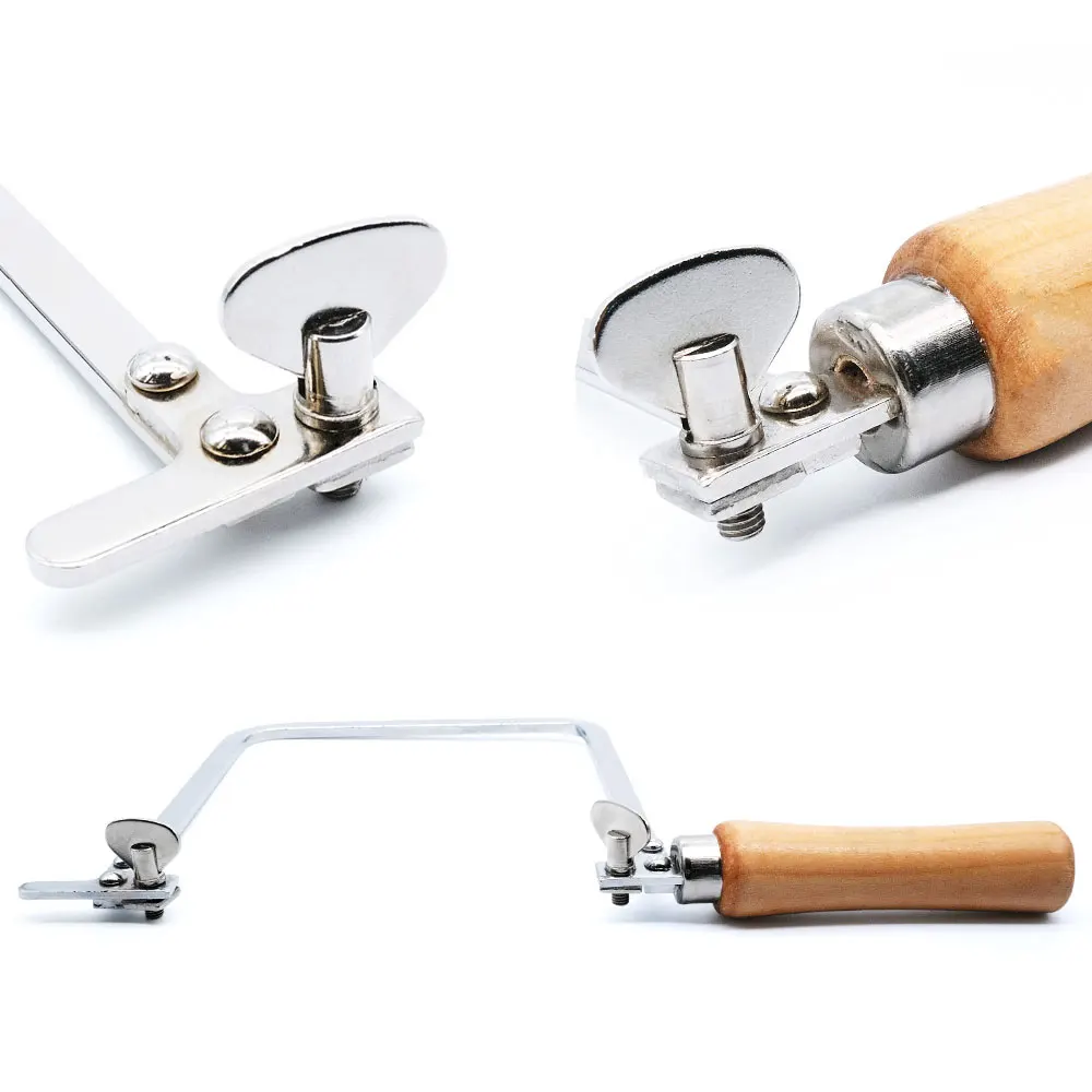 คุณภาพสูง Coping Saw เหล็กกรอบลวด Saw สำหรับหยกเซรามิคแก้วโลหะไม้ที่ถูกต้องตัด Sawbow DIY เครื่องมือ