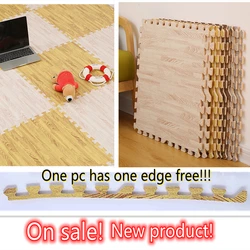 Newest Wood Grain Puzzle Mat Baby Foam Play Splicing Bedroom Thicken Soft Modern Floor Kids Rug Living Room Crawling Carpet 1pc