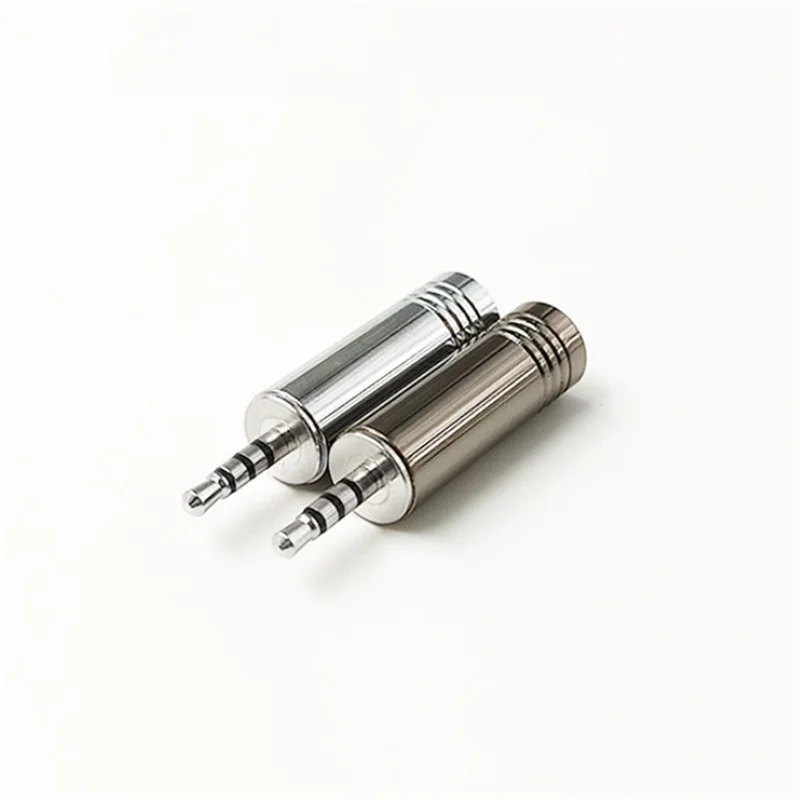 flat mouth no step 2.5mm pure copper gold-plated/rhodium-plated four-level AK380 320 balanced plug 2pcs