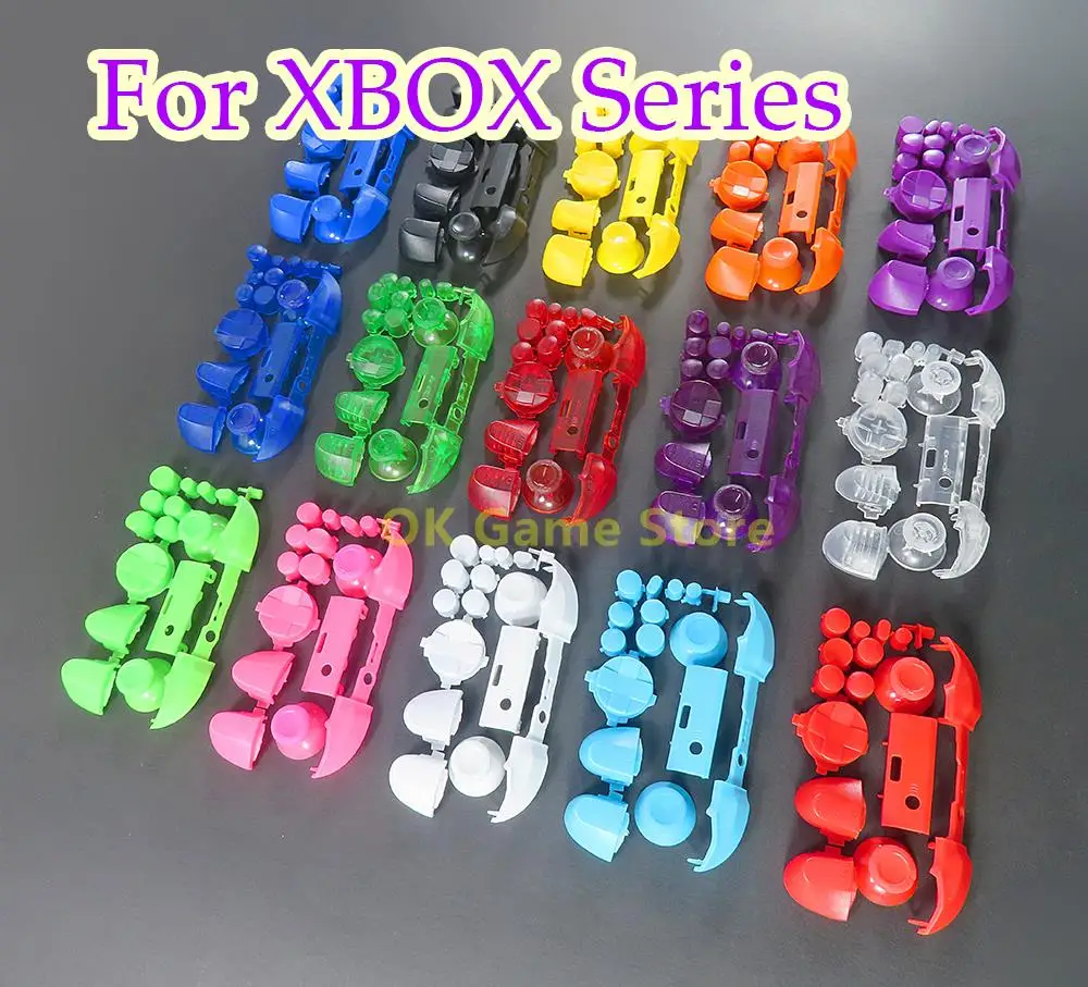 

20sets Full Set Buttons Key Replacement for Xbox Series S X Controller LB RB LT RT Bumpers Triggers D-pad ABXY Start Back Key