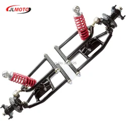 1Set 340mm sospensione 250mm Shock Swing A-Arm Knuckle mandrino con disco freno da 110mm 3 perno mozzo ruota adatto per Buggy UTV Bike