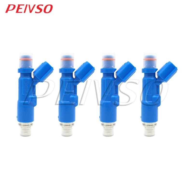 

PEIVSO 4pcs 23250-23020 23209-29015 23209-23020 Fuel Injector For TOYOTA EU Yaris 1.0L 1SZ 1999~2002 ASIA Ractis 1.3L 2SZ 2009