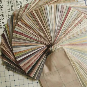 Japanischer Handwerkstoffstoff, DIY Patchwork Stoff, 100% Baumwoll -Quilt -Stoffpaket, 9x12 cm, 50 Prozent pro Los pro Los pro Los pro Los 9 Hauptverkaufs -Rucksack Rip Stop - №7