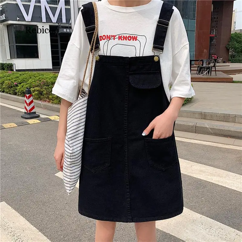 Europe 2020 Summer New Large Size 5XL Spaghetti Strap Denim Sundress Dress Women Fashion Solid Loose Jeans Dress Female