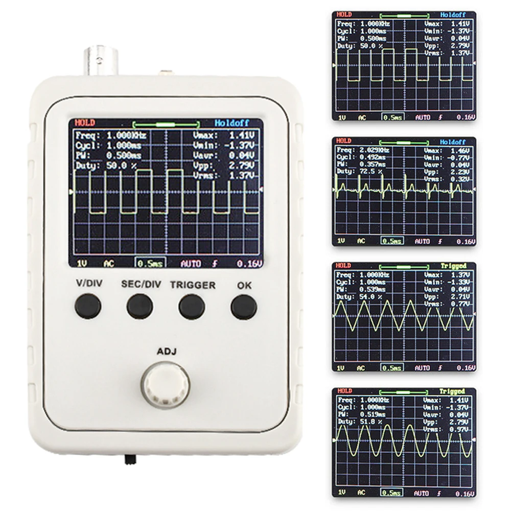 Assembled DSO150 Oscilloscope Digital Multimeter with Latest Firmware BNC Probe Included Data oscilloscope meter Output