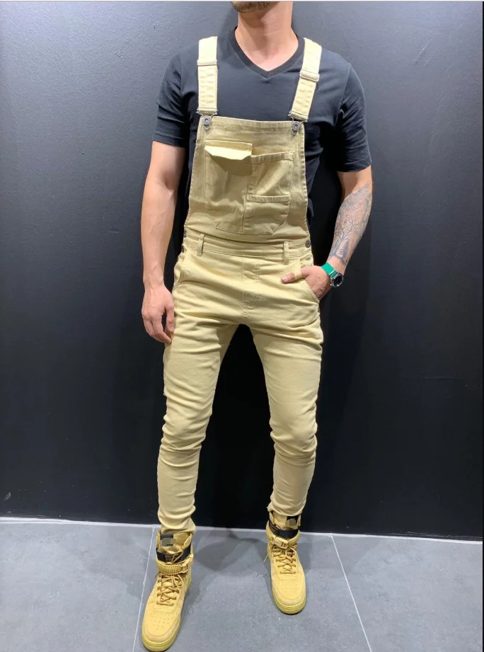 multi-pocket Streetwear Hip Hop Men Overalls Work Pants Casual  Pant Bib Trousers Green Camo Coveralls Size S-XXXL