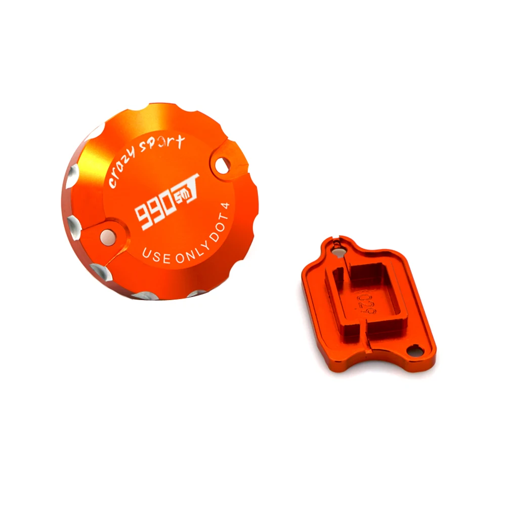 Motorcycle Front Rear Brake Cylinder Fluid Reservoir Cover Cap For KTM 990SMT 990 Super Moto R SMT Motor parts