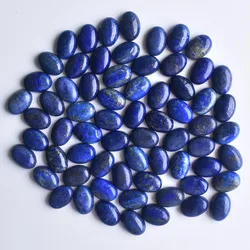 2020 Fashion natural lapis Lazuli Oval CAB CABOCHON beads for jewelry making 10x14mm wholesale 50pcs/lot free shipping