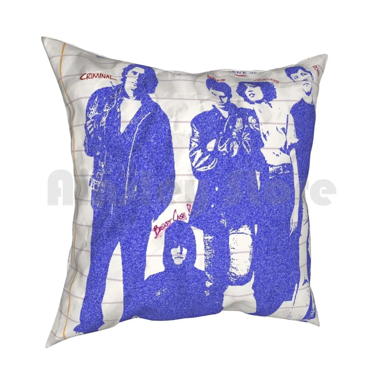 The Essay Pillow Case Printed Home Soft Throw Pillow Breakfast Club John Hughes 80S 80S Movies Retro Nostalgia Movies