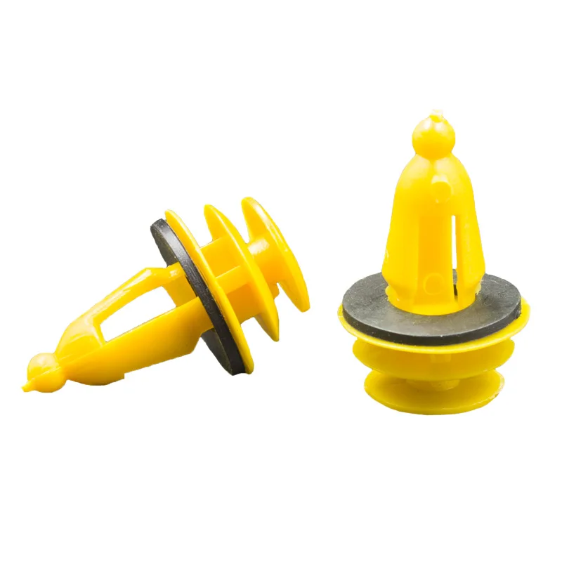 Auto Plastic Yellow Fastener Trim Clip For Hyundai Door Card Panel Retainer Rivet snaps 500pcs/lot