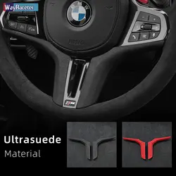 Ultrasuede M Performance Car Steering Wheel Cover Trim Sticker For BMW Z4 G29 M5 F90 X3 G01 X4 G02 X5 G05 X6 G06 M8 F91 F92