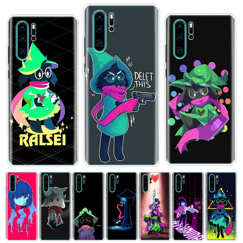 Deltarune Ralsei by Lileaves Black Phone Case For Honor 50 20 Pro 10i 9 Lite 9X 8A 8S 8X 7S 7X 7A Huawei P Smart Z 2021 Y5 Y6 Y7