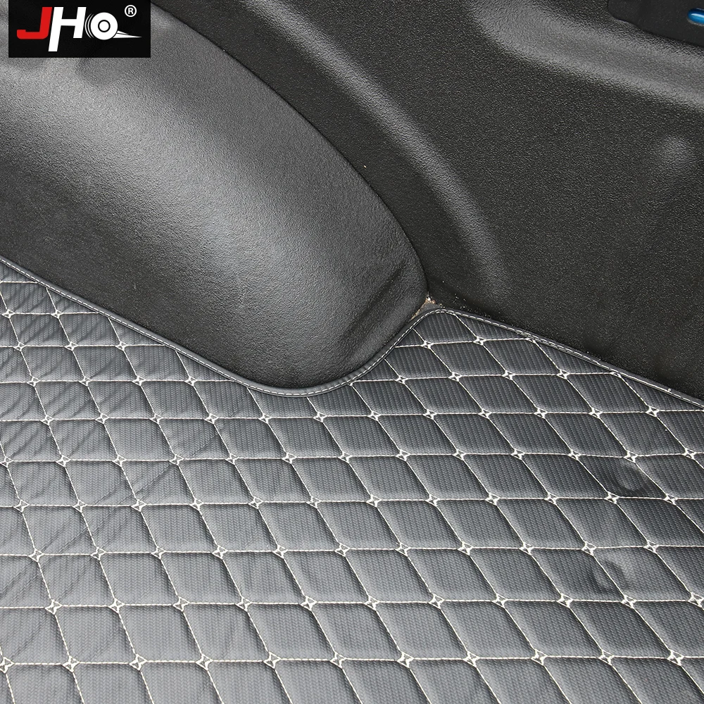 JHO Trunk Tonneau Bed Cargo Liner Protector Cover Mat For Ford F150 RAPTOR 2015-2020 2019 2018 2017 Crew Cab Car Accessories