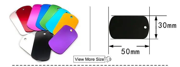 GROßHANDEL 100PCS Hund Tag Name Platte Pet ID Tag Personalisierte Hund ID Tags Kragen Zubehör Pet Anhänger Personalisierte Angepasst – Detail 14