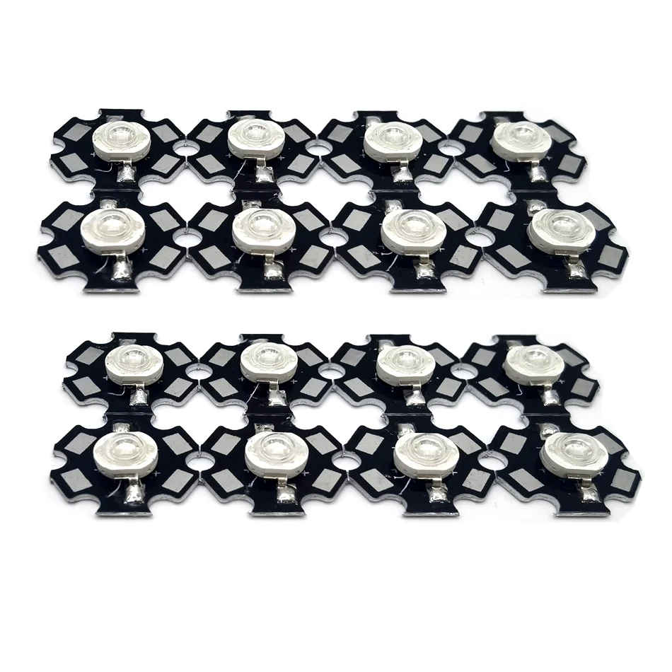 2 10 50 100pcs 3W High Power LED Lamp Ice blue 480nm 3.2-2.6v 700mA  LED Light Emitting Diode