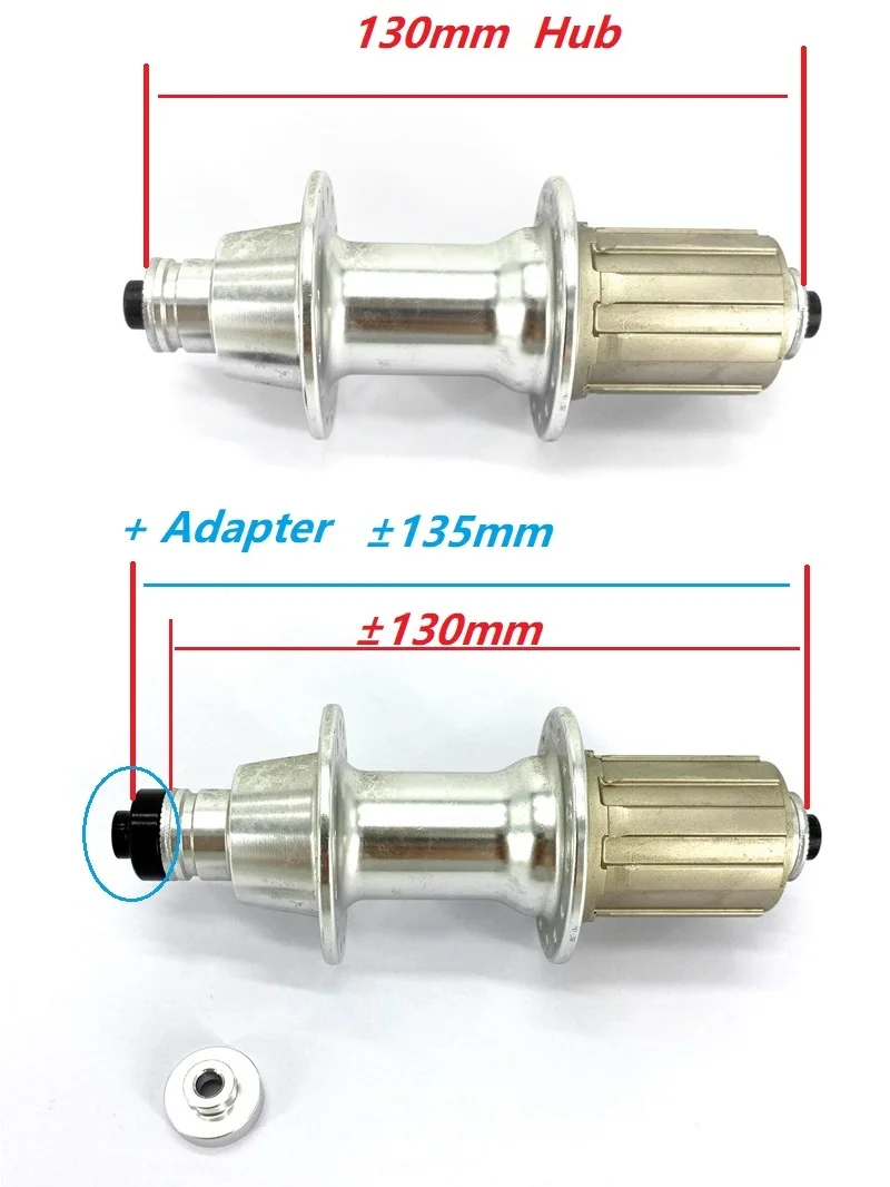 Litepro Rear Hub Extension Adapter 130mm Change 135mm Folding Bike Hub Adapter Aluminum Alloy