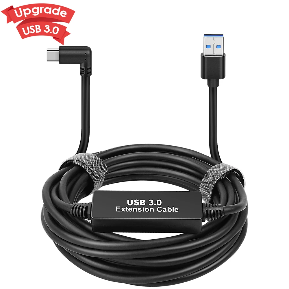 Data Line Charging Cable for Oculus Quest 2 Link Headset, USB 3.0, Type C Transfer, USB-A Type-C, VR Accessories,, 5m