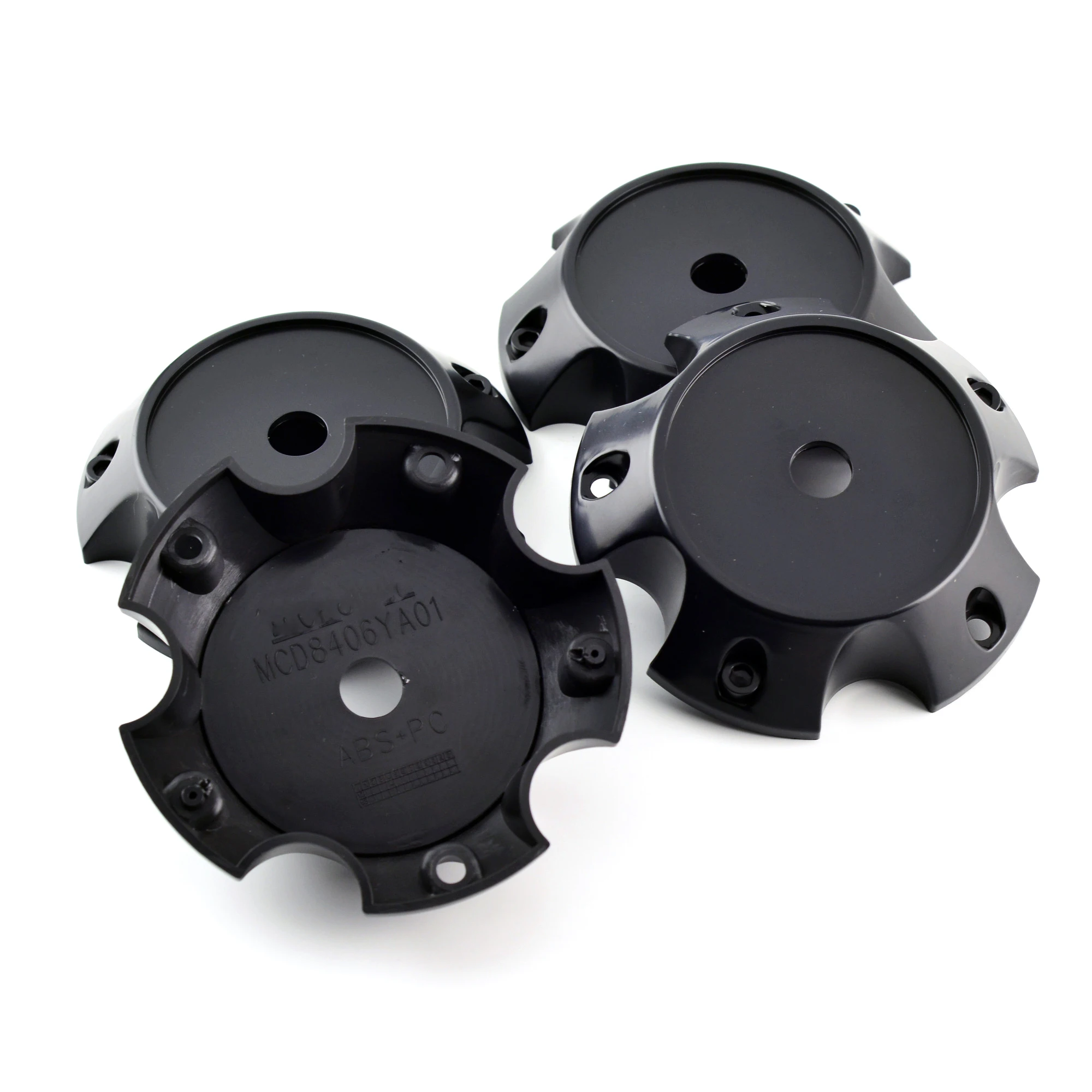 4pcs 127mm 115mm Black Wheel Rim Center Caps Cover Fit For MAT Off-Road Anti-Off Wheel #MCD8406YA01 Car Accessories Decoration