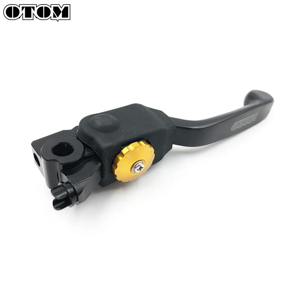 OTOM Motorcycle Brake Handle CNC Motocross Adjustable Folding Extendable Nissin Brake Levers For HONDA Motorbike Modification