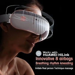 HUAWEI HiLink Eye Massager Hot compress Smart glasses Eye protector Relieves Fatigue electric facial massager mask for sleep 5