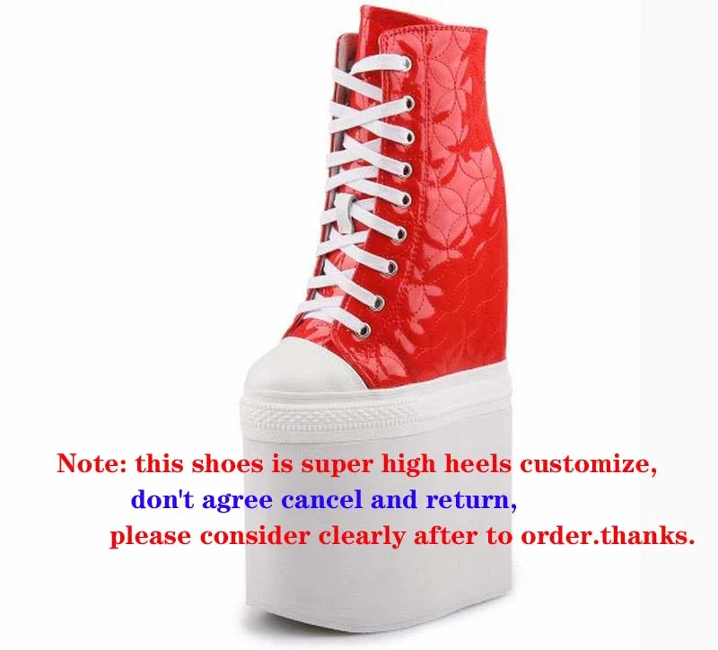 Cyabmoz Women Hidden Height increasing High heels Shoes Plaid Platform Sneakers Custom handmade Casual Ladie Woman Shoes Pumps