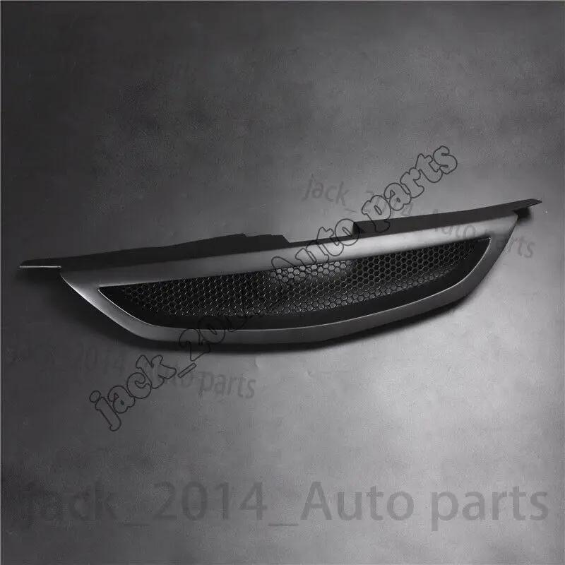 For Mazda Protege 323 2001 2002 2003 Sport Black Unpainted Front Mesh Grill Grille