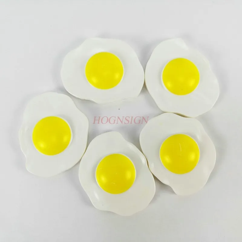 Kindergarten Children Play House Simulation Toys Baby Girl Sun Poached Omelette Model Girls Plastic Food Finished Goods 2021