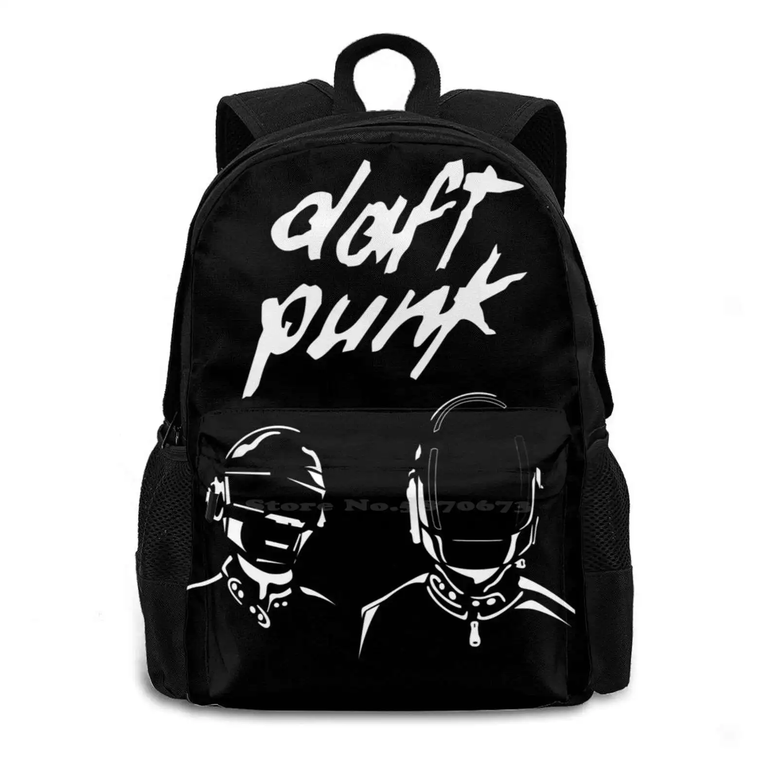 Duo Legand Daft Punk Fashion Pattern Design Travel Laptop School Backpack Bag Daft Punk Daftpunk Duo Guy Manuel Thomas