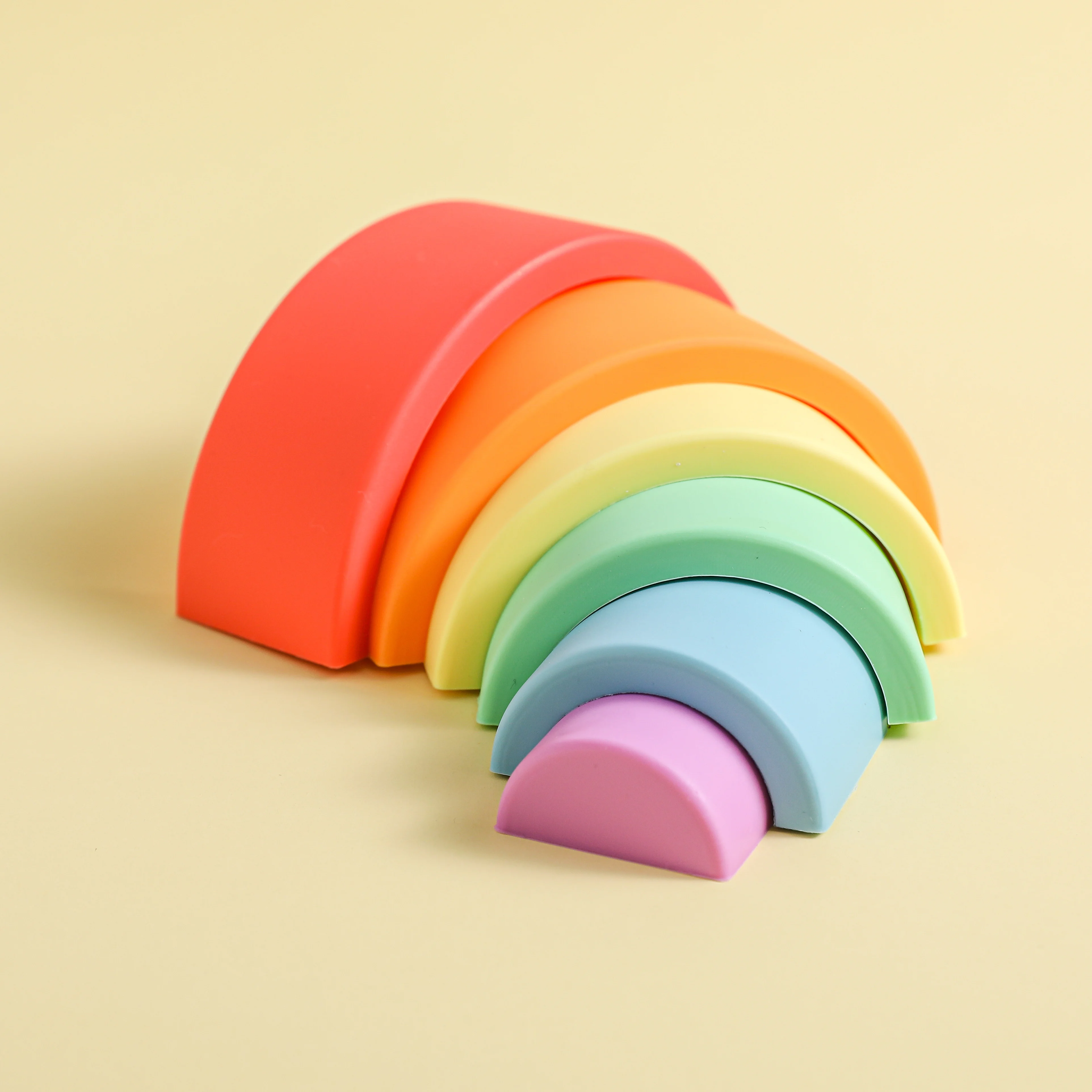 INS Rainbow – blocs de construction souples en Silicone, jouets éducatifs Montessori pour enfants, apprentissage précoce