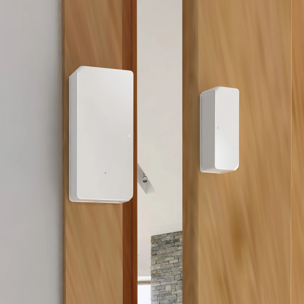 SONOFF DW2 WiFi rilevatore di sensori per porte e finestre senza fili allarmi di notifica App la sicurezza domestica intelligente funziona con e-welink