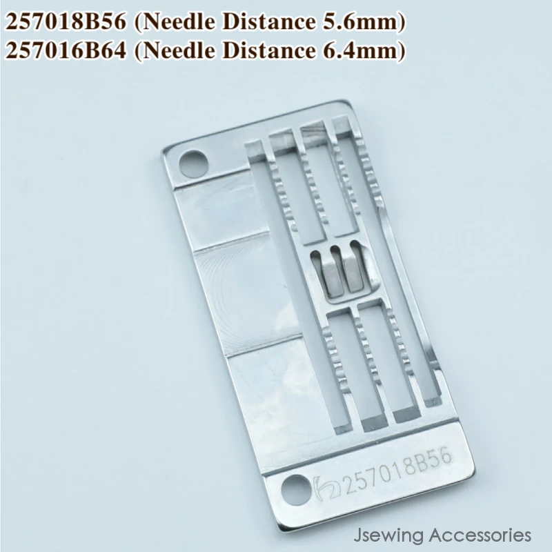 257018B56 / 257018B64 Throat Plate Fit Pegasus W561/W644 Industrial Coverstitch (Flatlock) Sewing Machine Needle Plate