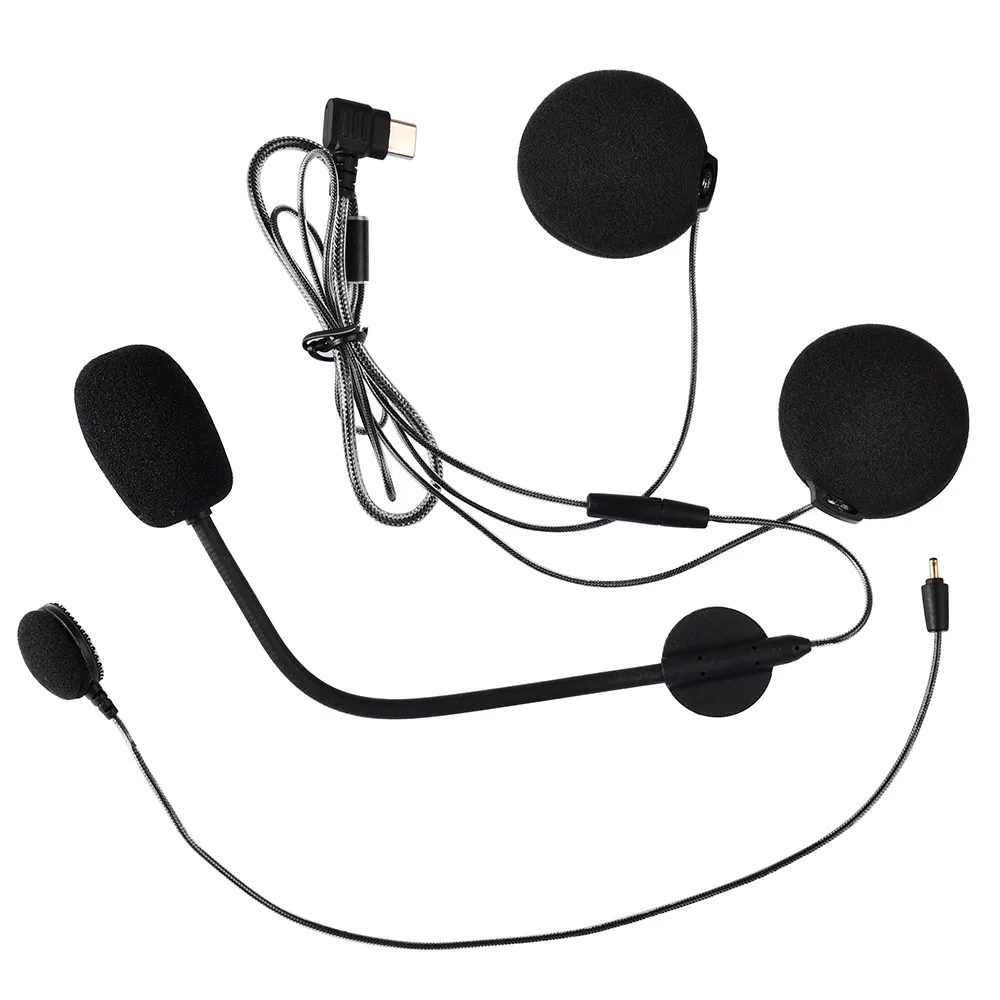 Fodsports Motorcycle Bluetooth Helmet Headset Intercom Accessories for M1-S Plus M1-S Air Earpiece Earphone with Clip M1S Plus
