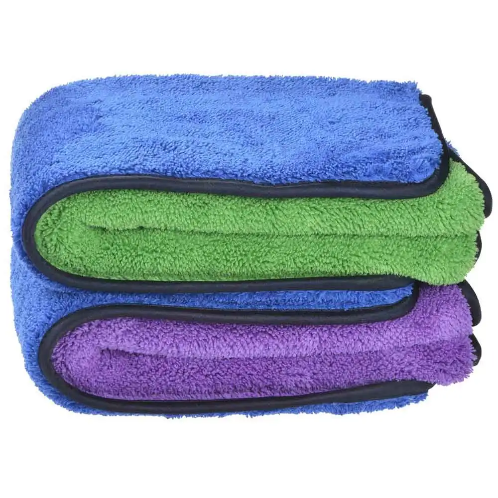 720gsm Household Washable Super Absorbent Microfiber Car Cleaning Towel High Quality Car Care Drying Cloths 40cmx60cm 3 PCS