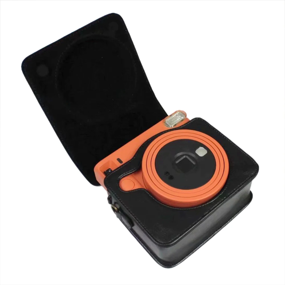 For FUJIFILM Instax SQUARE SQ1 Camera Bag 5 Colours Vintage PU Leather Case Shoulder Strap Pouch Carry Cover Protection