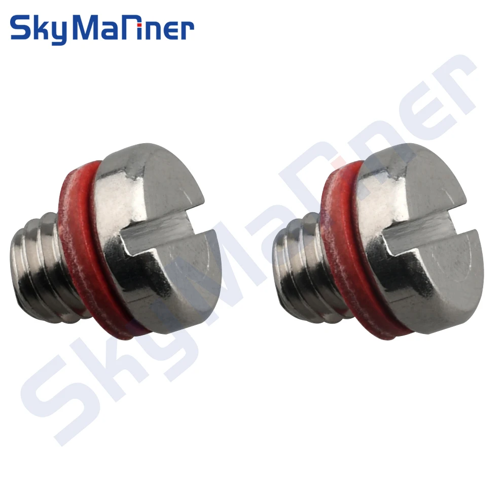 90340-08002-00 Stainless Steel Plug, Marine Screw For Yamaha Outboard Boat Engine 90340-08002 BOAT ENGINE PARTS