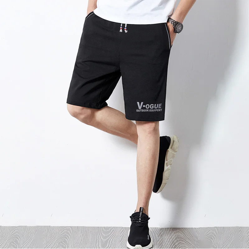 Pantalones cortos de algodón 100% para hombre, Shorts masculinos de estilo Hip Hop, informales, transpirables, de secado rápido, con bolsillo