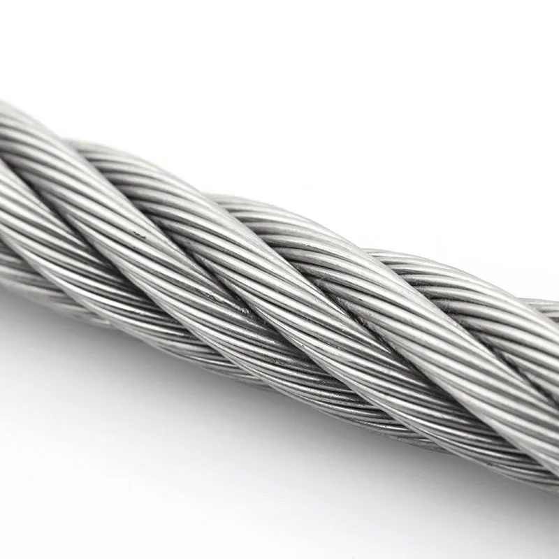 Corda de fio de aço inoxidável sofe de vários tamanhos, cabo de elevação de varal, boa qualidade, sem ferrugem, à prova d'água, comprimento 20-304 m