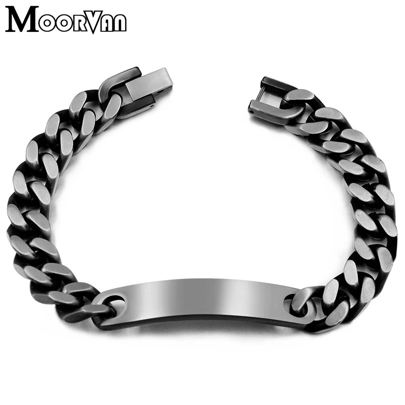 Present Jewelry Promotion Neo-Gothic Bracelet Punk Vintage Jewellery Retro,Custom ID,Stainless Steel Men Women Bracelet B411