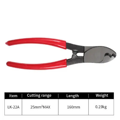 LK-22A Cable Cutter Wire Stripper Multitool Electrical Wire Cable Crimping Cutting Hand Tools For Electricians