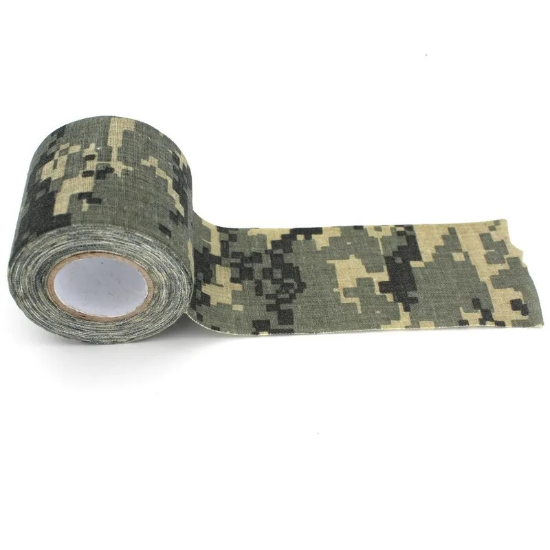 Self adhesive Non woven Camouflage Wrap Rifle Hunting Shooting Cycling Tape Waterproof Camo Stealth Tape