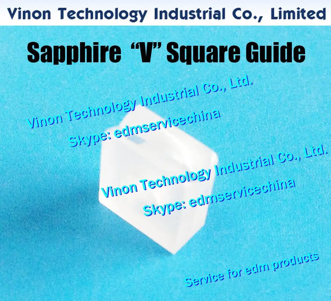 18EC90A701 edm Sapphire V Square Guide Lower Ø0.155mm 18EC.90A.701 Sapphire V Square Guides 18EC-90A-701 for Machine SP43,SP64