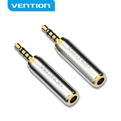 Vention 2.5 to 3.5 mm Audio Adapter Male to Female Audio Connector 4-Pole  Jack 2.5mm to 3.5mm Audio plug Stereo Headphone