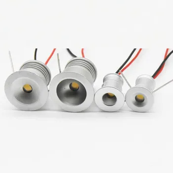 RGB 1W IP65 12V 24V 15mm 25mm Strahler Lampe LED Mini Indoor Dimmbare Schlafzimmer Küche Party Schrank Möbel Vitrine Glühbirne Lampe