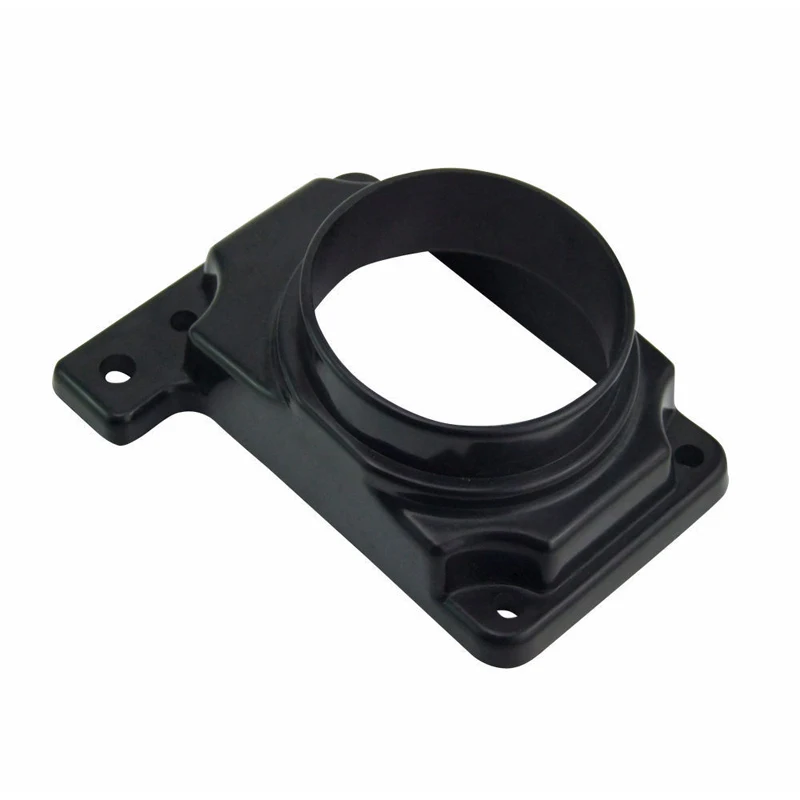 76MM Mass Air Flow Sensor Intake Filter Adapter Plate Black For Mitsubishi 2002 2003 2004 2005 206 Lancer V6 L4