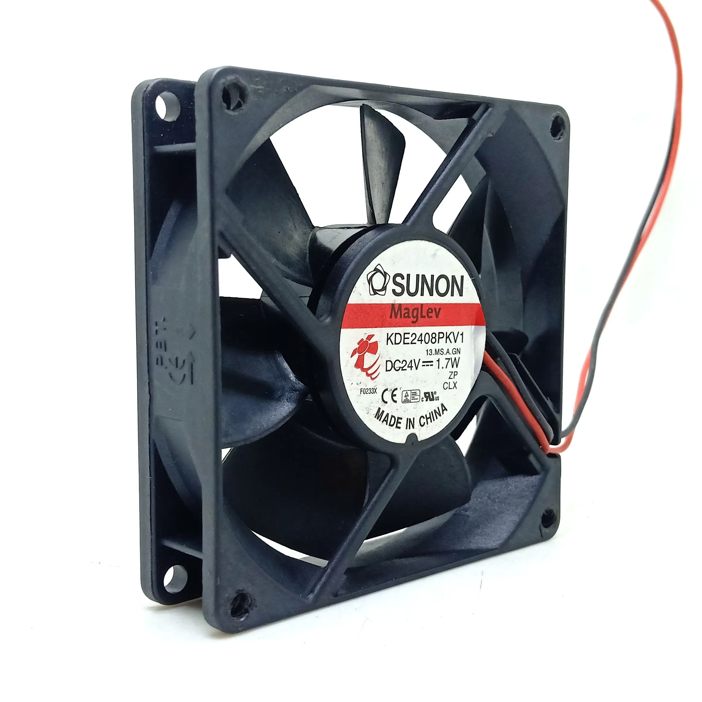 silent quiet 80mm cooling fan New For Sunon KDE2408PKV1 24V 1.7W 8020 8 cm inverter fan