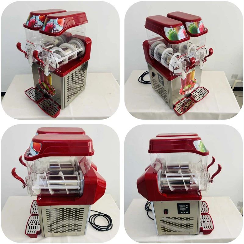 

High Quality 2 Tank Slash Machineice Slush Machineslush Granita Machine