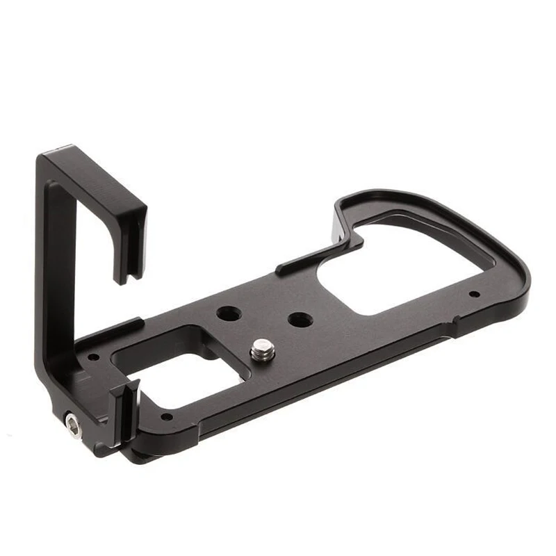 Empuñadura de soporte de placa en L de liberación rápida QR de Metal para cámara Panasonic LUMIX GH5 Arca-Swiss standard RRS, abrazadera de liberación de palanca