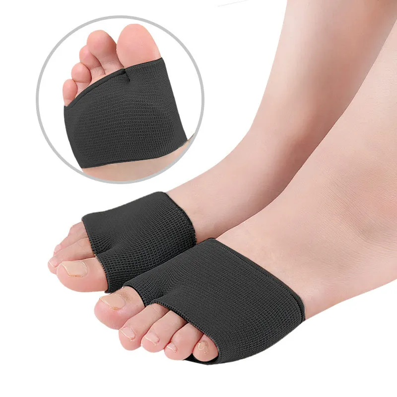 1คู่ Metatarsal แขน Pads Half Toe Bunion Sole Forefoot เจล Pads เบาะถุงเท้าครึ่งรองรับป้องกันไม่ให้แคลลัส Blisters